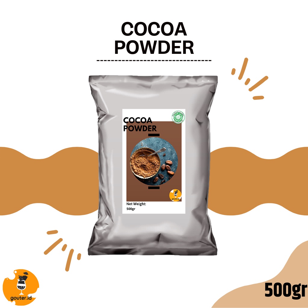 

COCOA POWDER 500GR / DARK COCOA POWDER / TOPPING COKLAT BUBUK / DARK PREMIUM COCOA POWDER