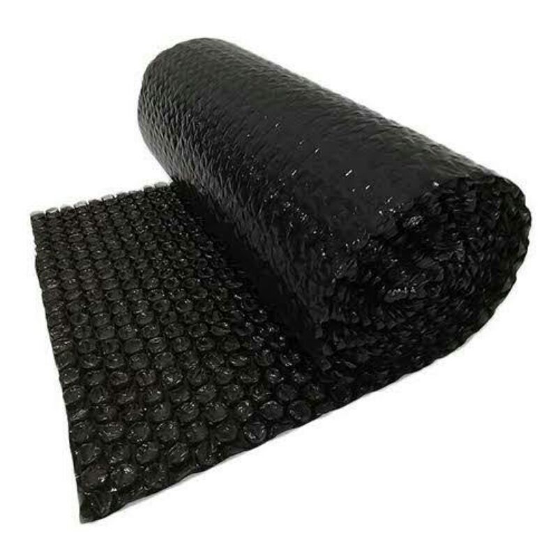 Packing Bubble wrap hitam untuk tambahan pengaman paket