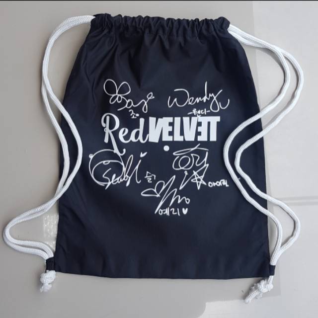 Redvelvet tas serut ransel string bag kpop signature