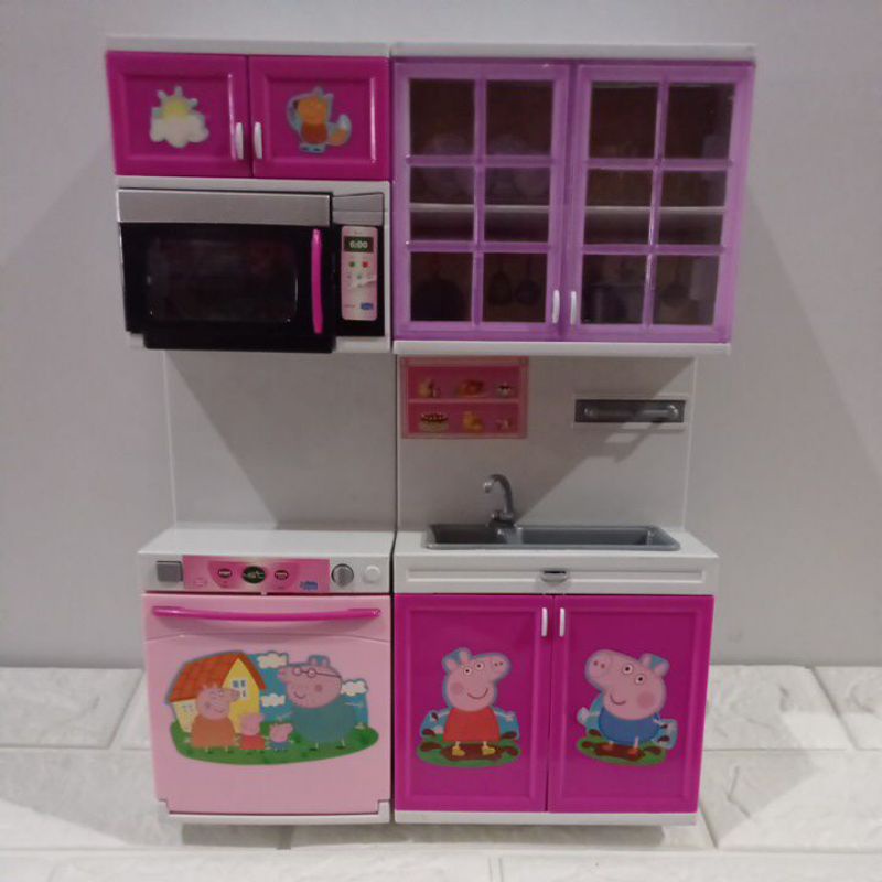 peppa pig mainan peppa pig penyimpanan