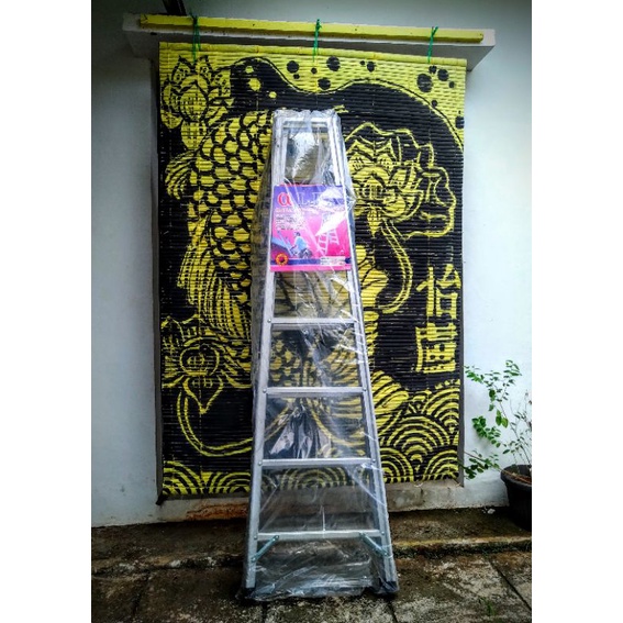 tangga lipat aluminium 2 meter