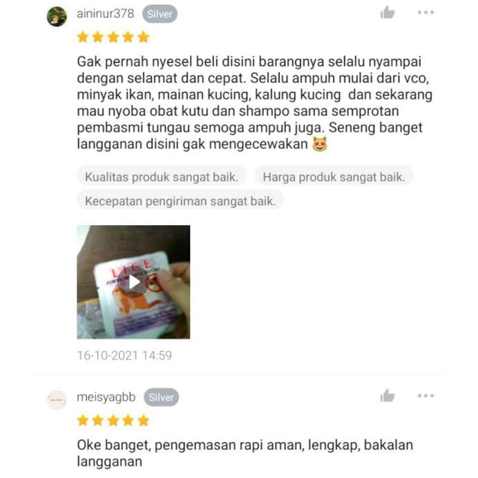 Obat Anti Kutu Kucing Serbuk LICE FEFARM