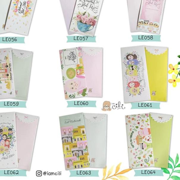 

✧ Angpao / amplop lebaran shabby series LE041-LE057 ✈