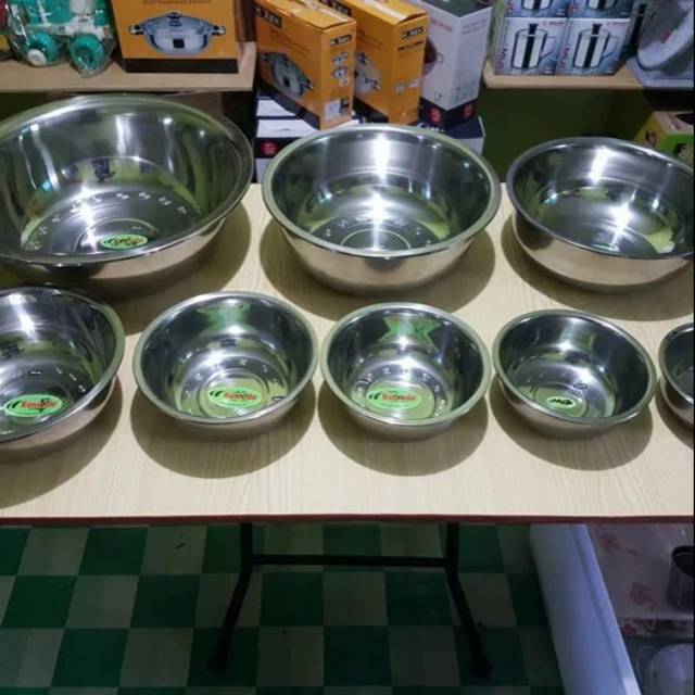 Baskom stainless steel komodo 40cm