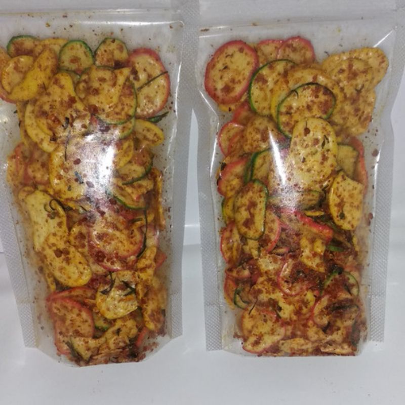 

krupuk seblak kencur daun jeruk pedas