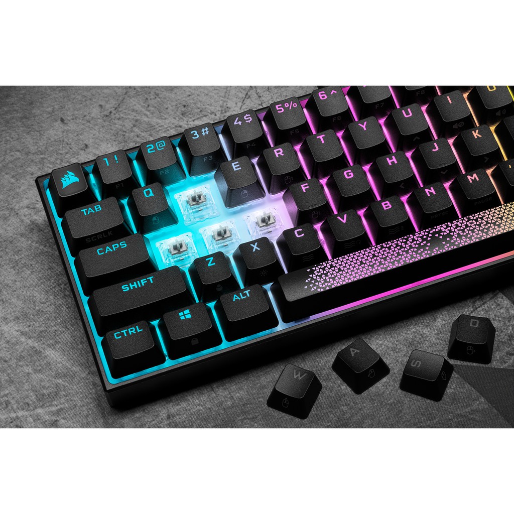 Corsair K65 RGB MINI 60% Mechanical Gaming Keyboard - Cherry MX Speed