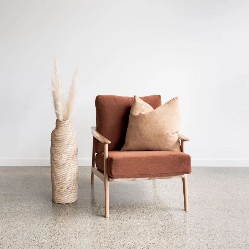 kursi sofa jati - kursi sofa minimalis - kursi jati minimalis - kursi berlengan - Arm Chair - Lounge