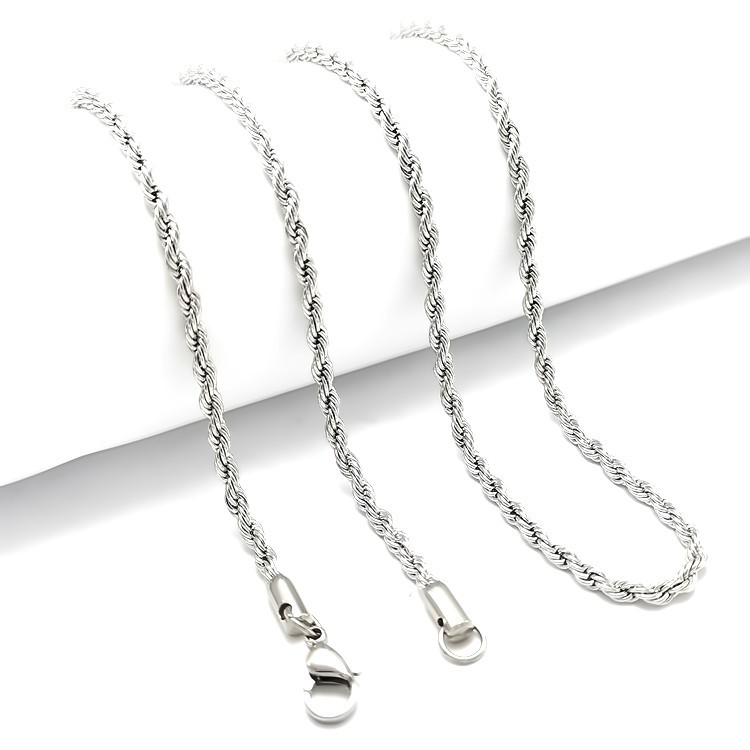 Kalung TItanium Model Tambang Terbaru / Kalung Titanium Pria Model Kekinian