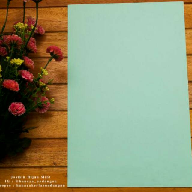 Kertas Jasmine biru muda  warna  mint  a4 200 gram Shopee 