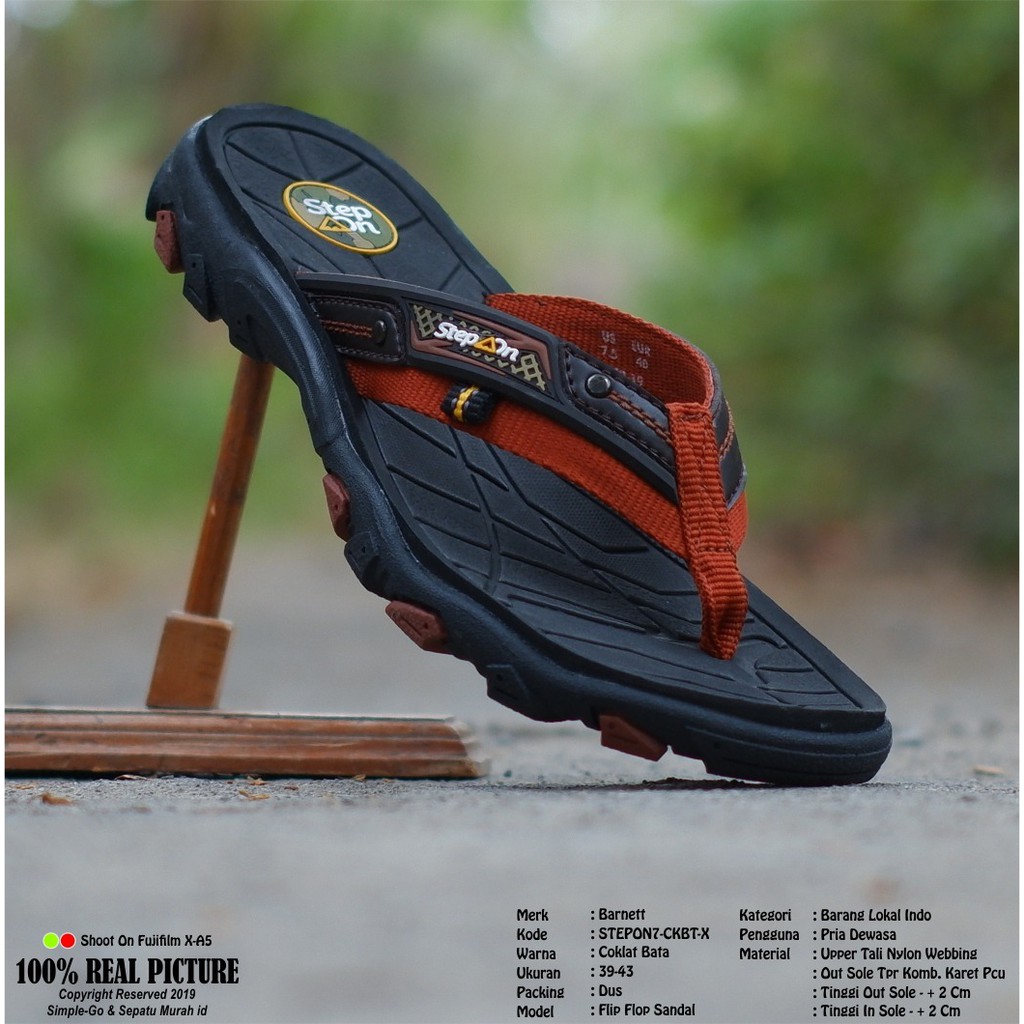 Barnett Colorado Star BMX 03 Sandal Jepit Casual Pria Gunung Slide Hikking Original