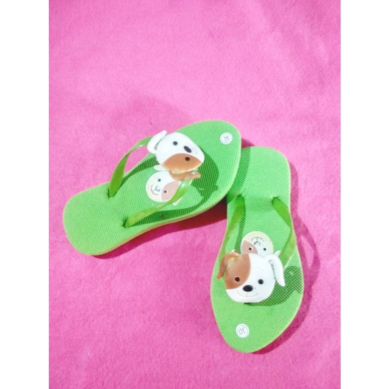 SANDAL ANAK UNISEX MOTIF SHAGGY LUCU