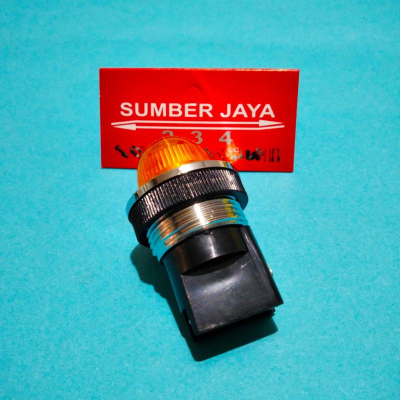 Lampu indikator kuning 240 V / indicator light singnal  / pilot lamp  TERMURAH