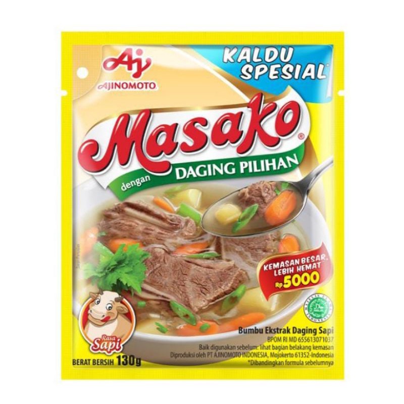 

Masako Rasa Sapi 130gr