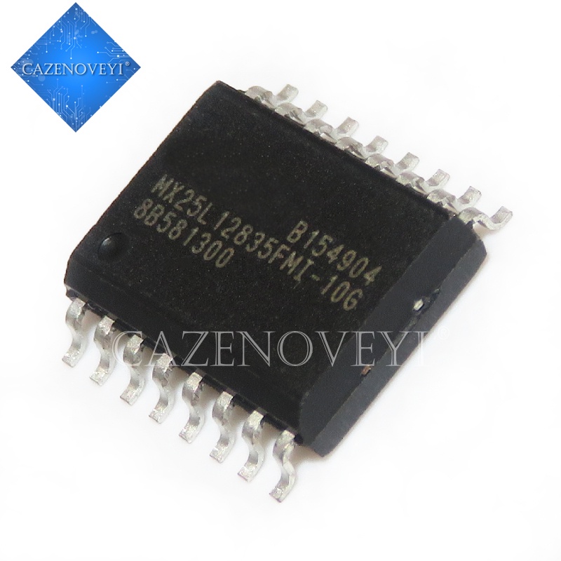 10pcs Ic Mx25L12835Fmi-10G Mx25L12835Fmi Mx25L12835Ff 2.7v-3.6v Sop-16 Hengxing