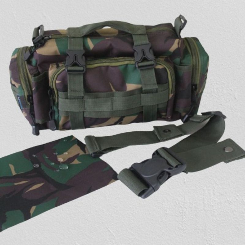 Tas Selempang Loreng TNI Tas Samping Malvinas Army SM