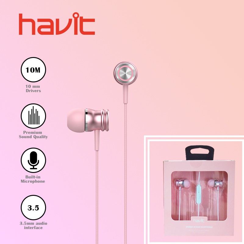 HAVIT Earphone E303P Audio Series - Wired Earphone