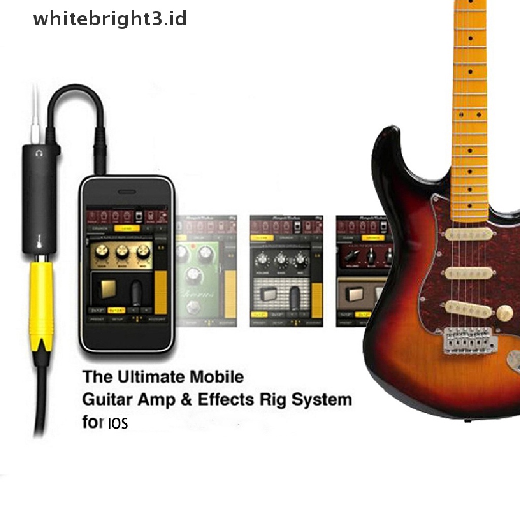 (whitebright3.id) Sparepart Konverter Interface Gitar Elektrik Irig