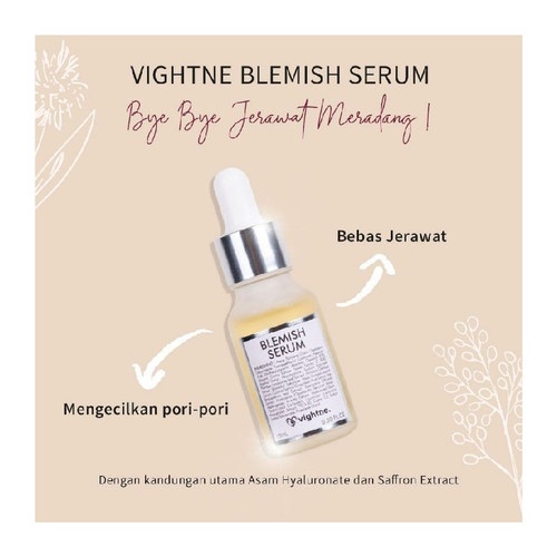 VAVL BLEMISH SERUM BY VIVALENTINE / VIGHTNE/ VAVLBEAUTE/ SERUM JERAWAT