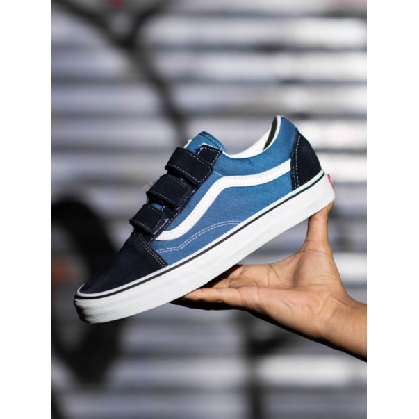 Vans Oldskool Velcro Classic  “ Navy / White