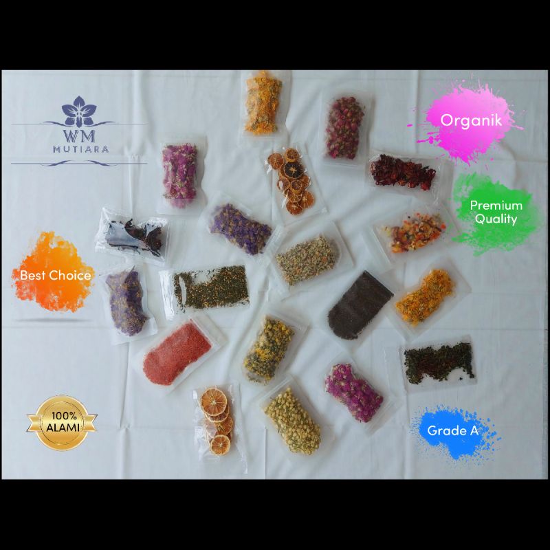

Premium Flower Tea / Teh Bunga Organik