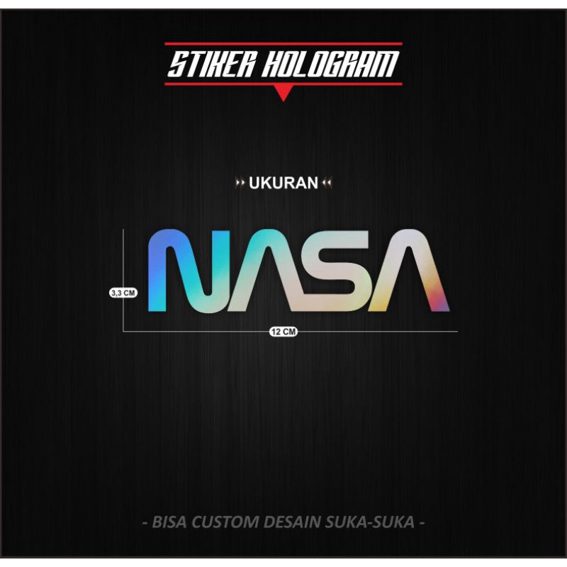 

Stiker Cutting Hologram NASA