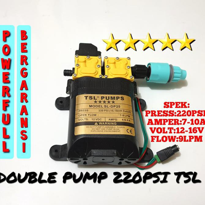 Ready...Ready...Ready...] Dinamo Sprayer Pompa Air Dc 12V Volt Mesin Cuci Ac Mobil Motor 200Psi