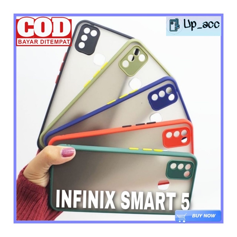 INFINIX SMART 4 / SMART 5 / SMART 6 / MY CHOICE Bumper Candy CAMERA FUZE DOVE Protector HARD CASE