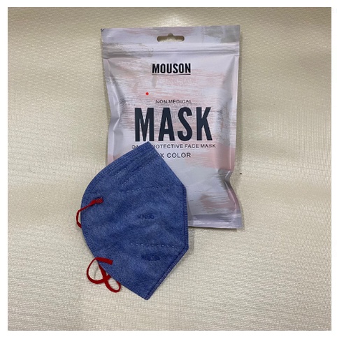 Mouson Masker KN95 Denim isi 10pcs