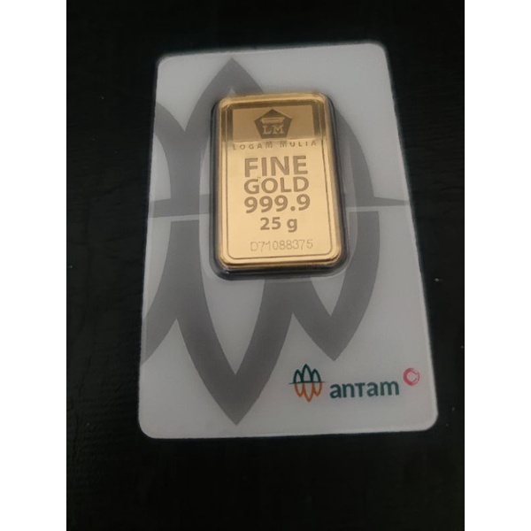 Emas 25 gram Antam terbaru
