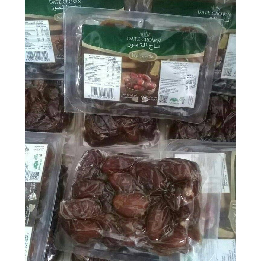 

Kurma Date Crown Khalas 250 gram Thermo Kemasan Vakum