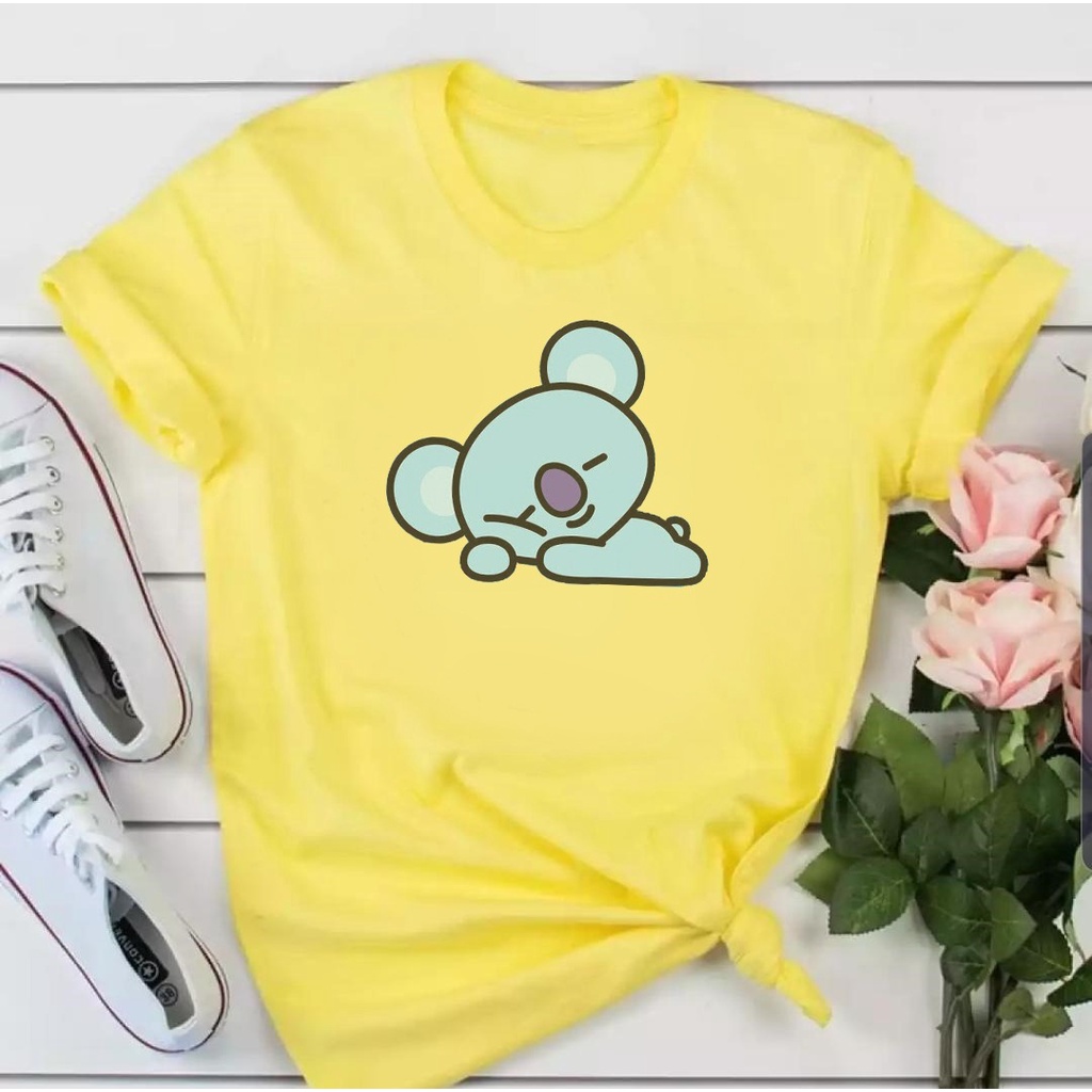 MYSTIQUE.ID - BAJU KAOS BT21 LUCU DAN AESTHETIC