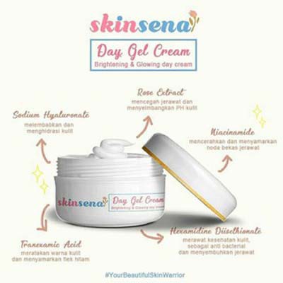 [RESMI]  SKINSENA BPOM Glowing Toner, Serum, Day Cream, Night Cream, Face Wash, Mask