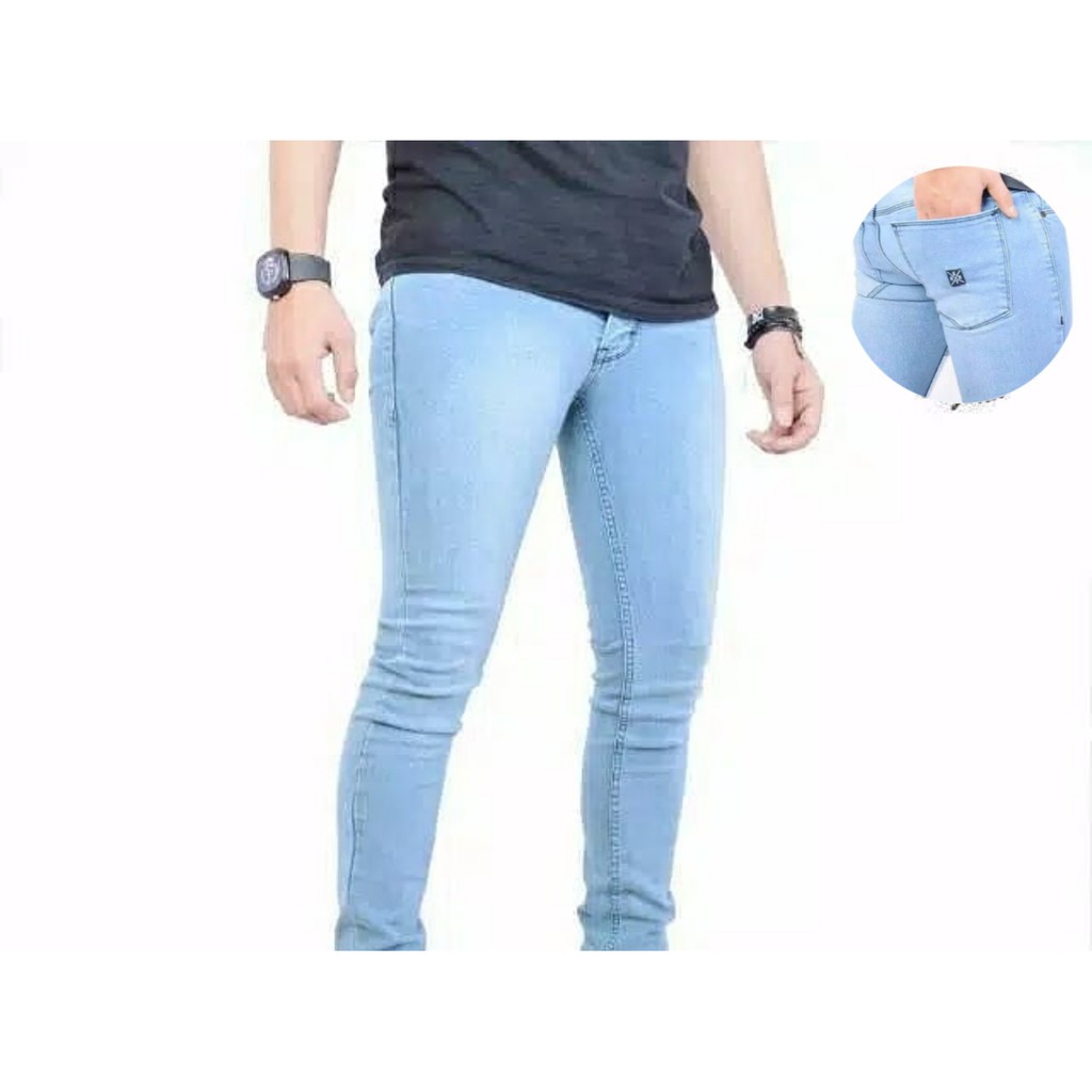 celana jeans new warna bioblit cowok terbaru 2022 / Celana jeans paling laku