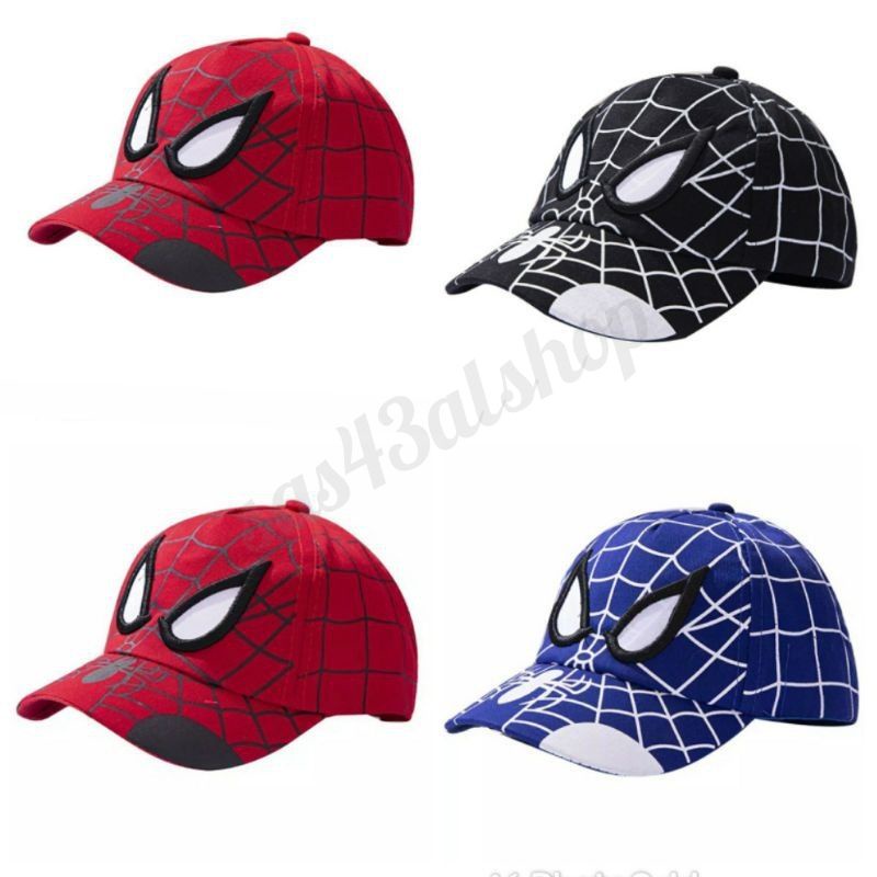 topi anak karakter spiderman/topi spiderman anak laki laki