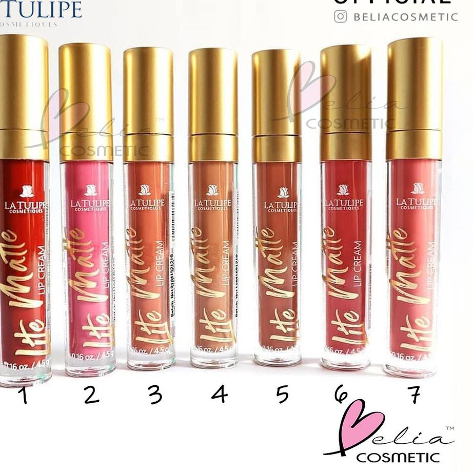<{FLASH SALE}> ❤ BELIA ❤ La Tulipe Lite Matte Lip Cream 4.5g ( lipcream mate latulipe ) - Terbaik