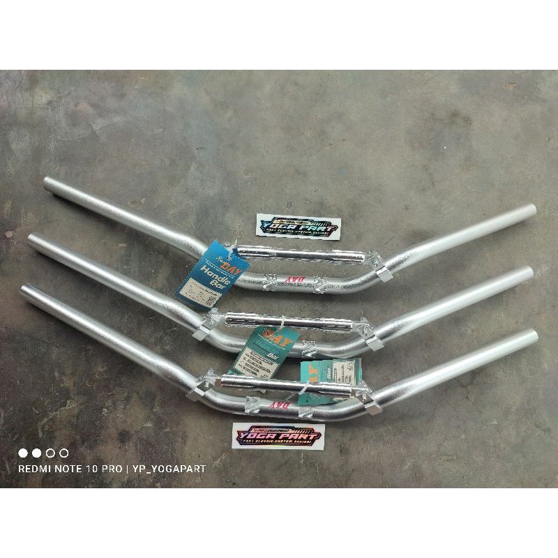 Palang kecil stang stir aluminium alloy model daytona type low pnp herex rxking balap Honda cb gl mp
