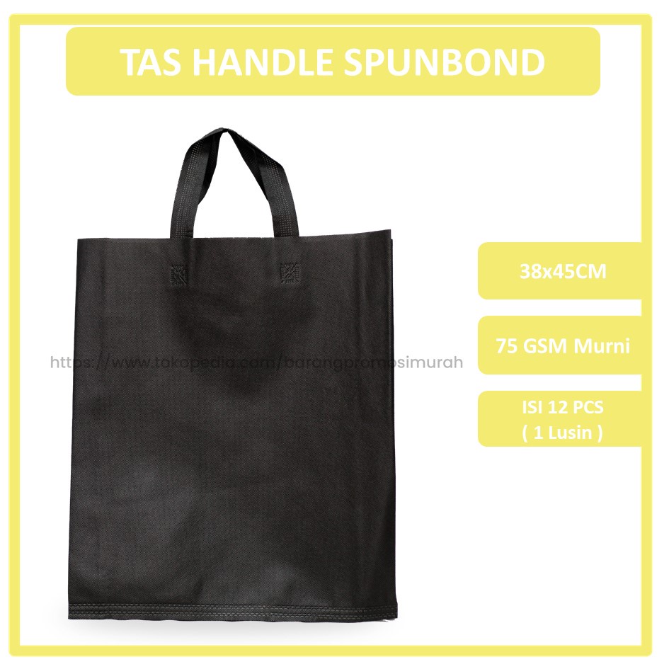 

GOODIE BAG SPUNBOND HANDLE 38x45 / Tas Belanja Murah / Kantong Belanja / Tas Souvenir