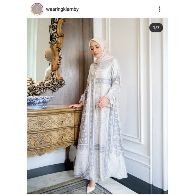 Agnia Dress Peony L by Wearing Klamby