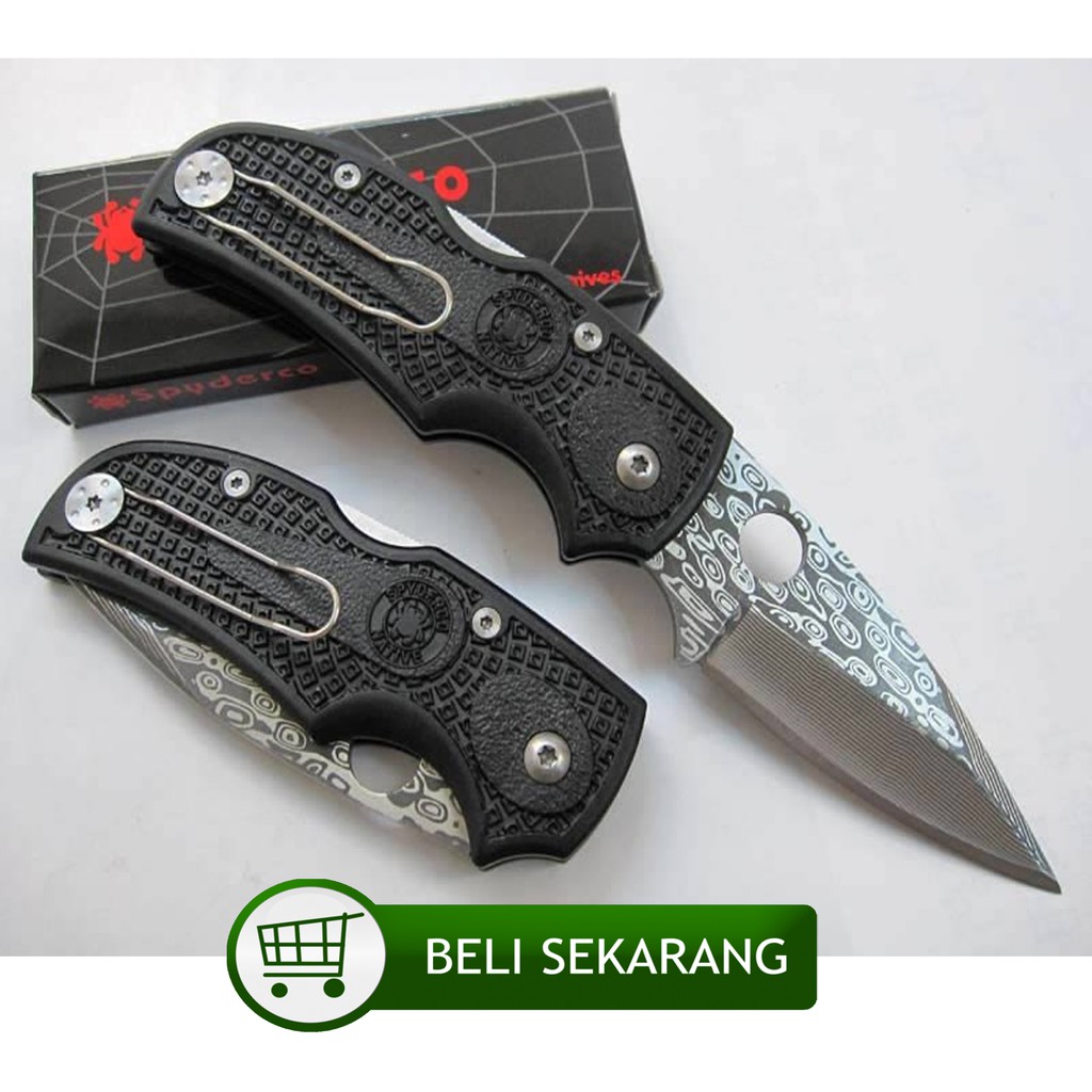 Pisau Lipat Spyderco High Performance Knives Pisau Ukir Artistik