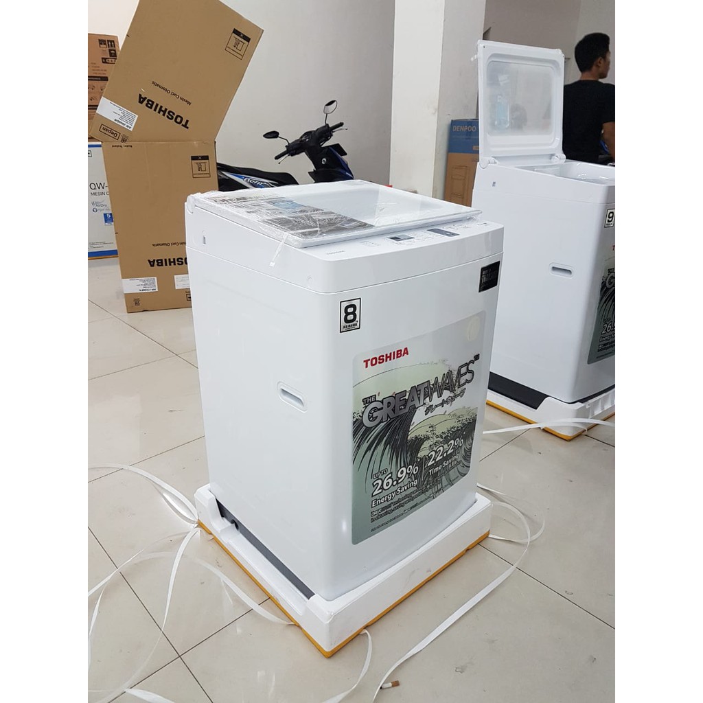 MESIN CUCI 1 TABUNG TOSHIBA AWJ 800 AN AWJ800AN TOP LOADING 7 KG