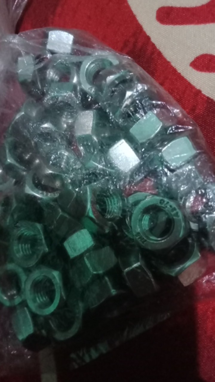 (isi 10pcs) Mur Atau Nut M8 Stainless Steel Ss304