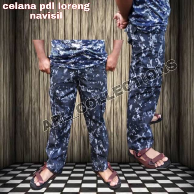 Celana panjang loreng navysil/celana cargo panjang army tactical/celana outdoor military airsoft