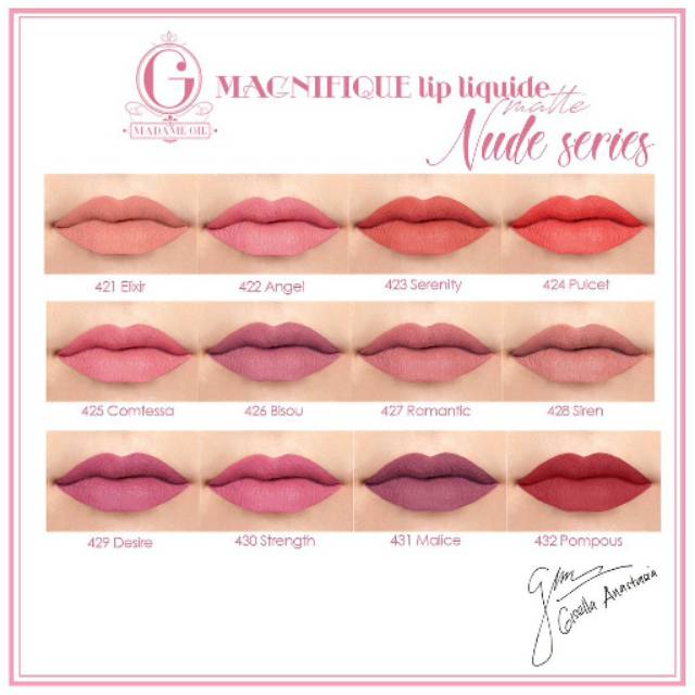 MADAME GIE LIP LIQUIDE MATTE NUDE SERIES