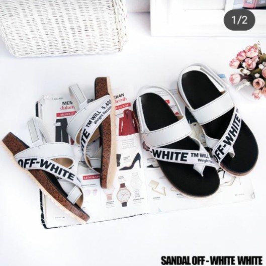 SANDAL ETNIK / SANDAL OFF WHITE