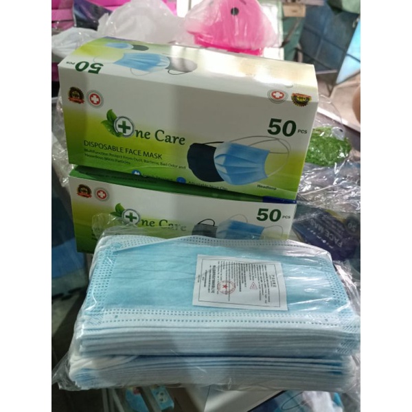 Masker 3ply One Care