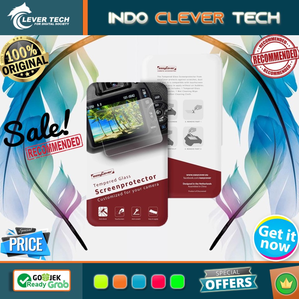 EasyCover Tempered Glass Screen Protector for Nikon D600/ D610