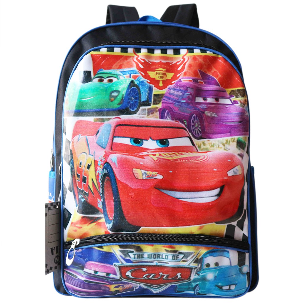 Jual Tas Ransel Bag Pack Anak Cowok Gambar Mobil Keren Murah Sekolah