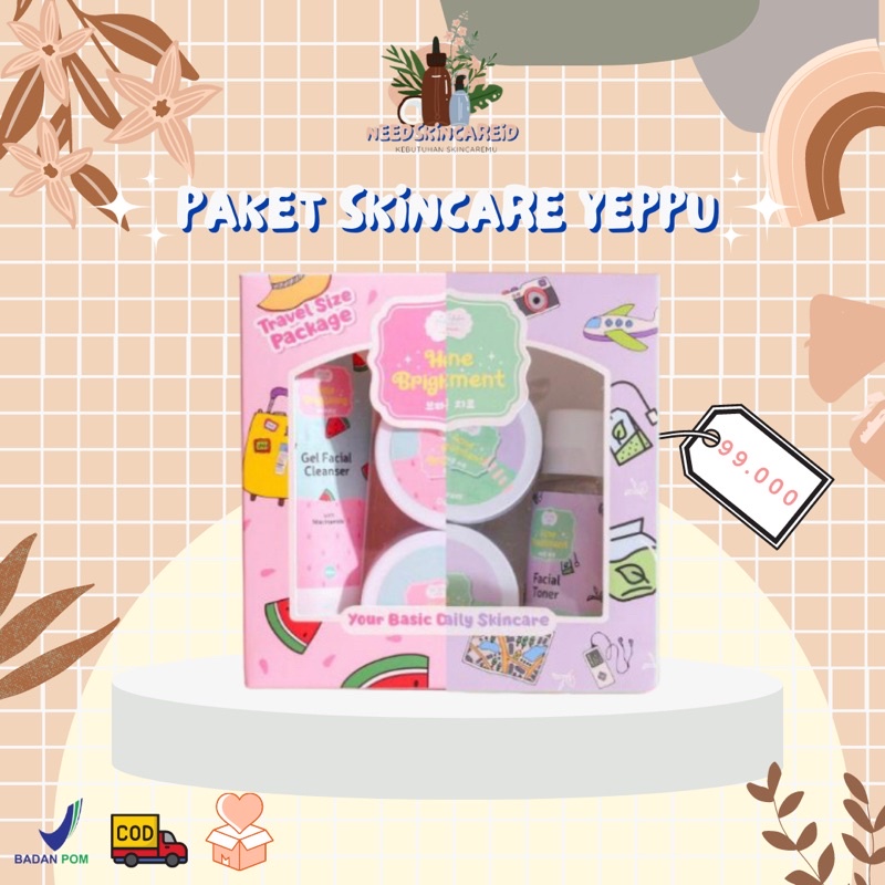 [READY STOCK] READY NO POFULL & TRAVEL PACKAGE & SERUM SKINCARE YEPPU YEPPU
