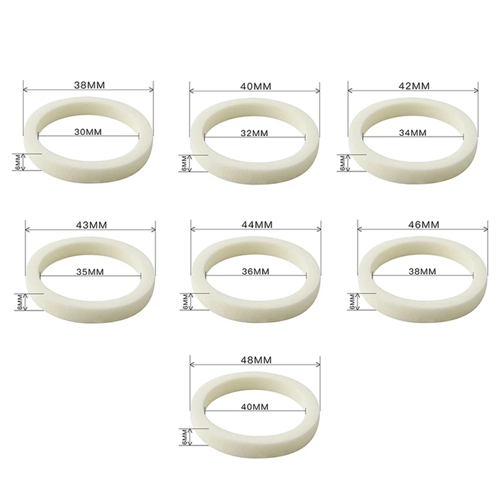 Lanfy 2 Pcs / Pak Ring Seal Fork Depan Sepeda Mtb Bahan Busa Ukuran 30 / 32 / 34 / 35 / 36 / 38 / 40mm
