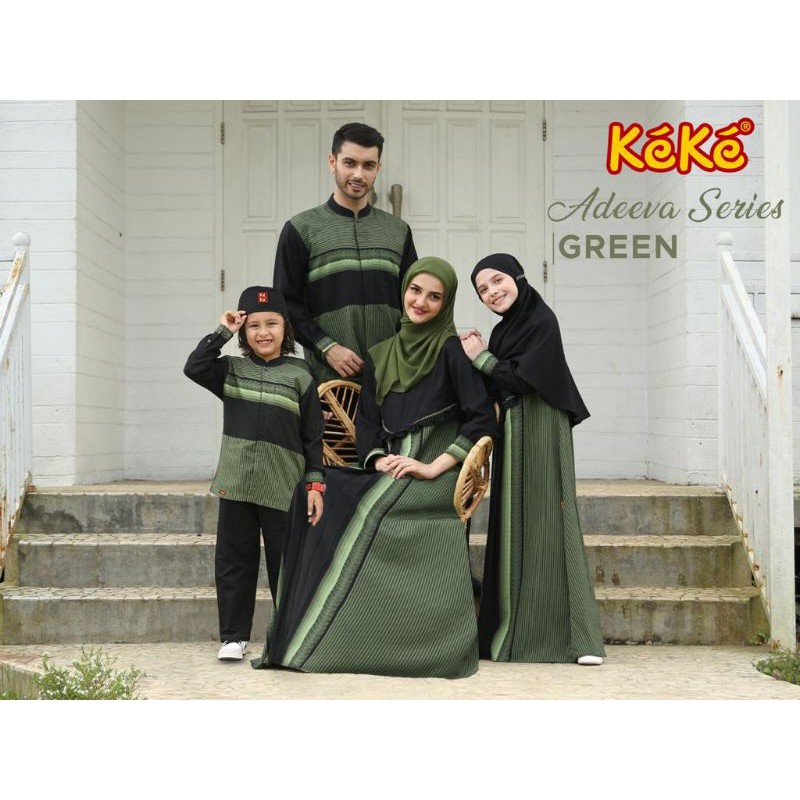 KEKE SARIMBIT KELUARGA ADEEVA SERIES - GREEN